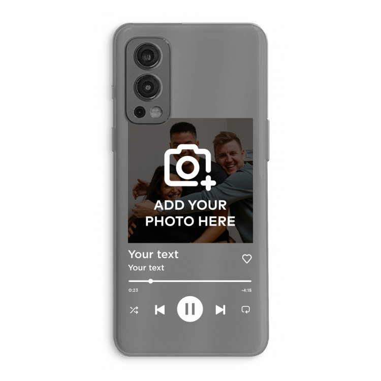 Music Player: OnePlus Nord 2 5G Transparant Hoesje