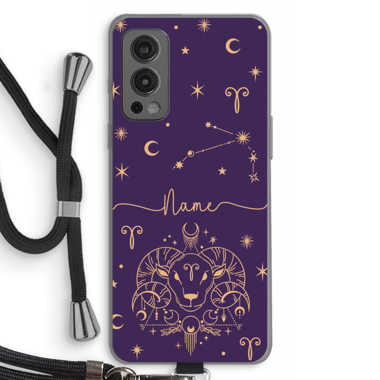 CaseCompany Transparentwithrope_stars_oneplus