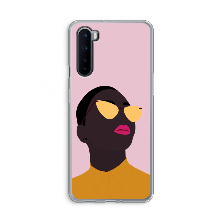 Yellow glasses: OnePlus Nord Transparant Hoesje