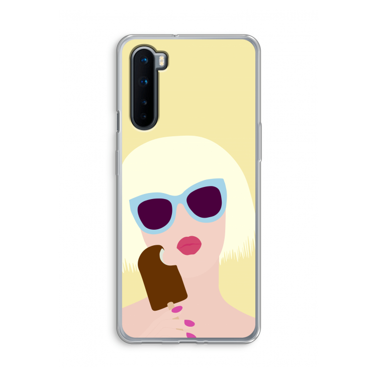 Ice cream: OnePlus Nord Transparant Hoesje