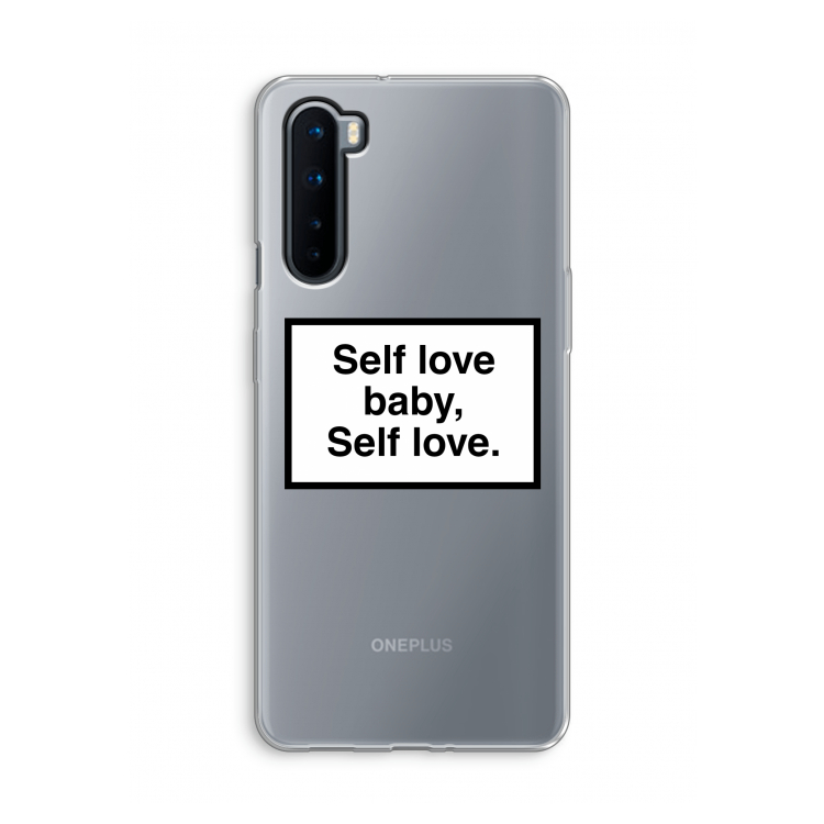 Self love: OnePlus Nord Transparant Hoesje