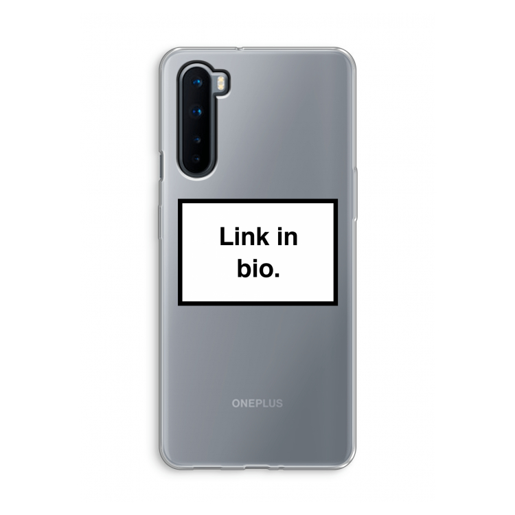 Link in bio: OnePlus Nord Transparant Hoesje