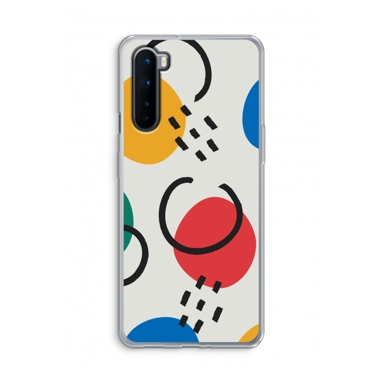 Illustratieve pop 3: OnePlus Nord Transparant Hoesje