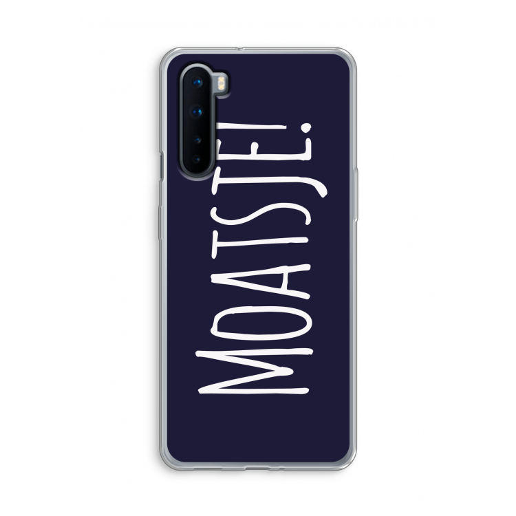 Moatsje!: OnePlus Nord Transparant Hoesje