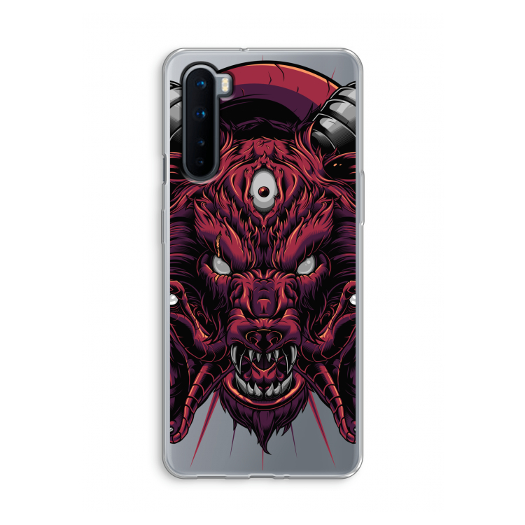 Hell Hound and Serpents: OnePlus Nord Transparant Hoesje