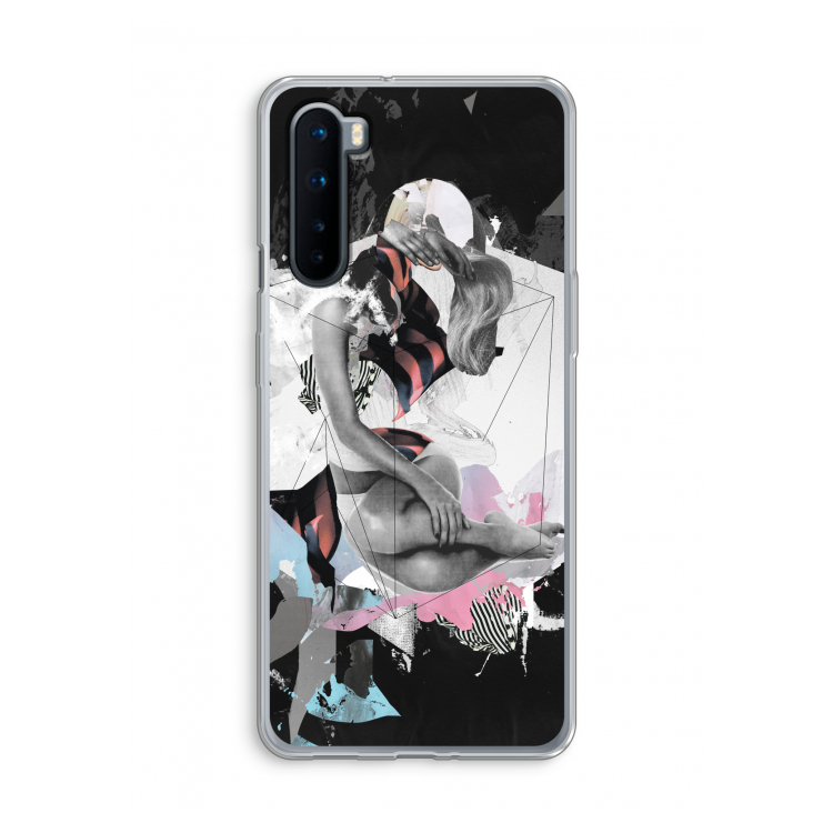 Camouflage de sommeil: OnePlus Nord Transparant Hoesje