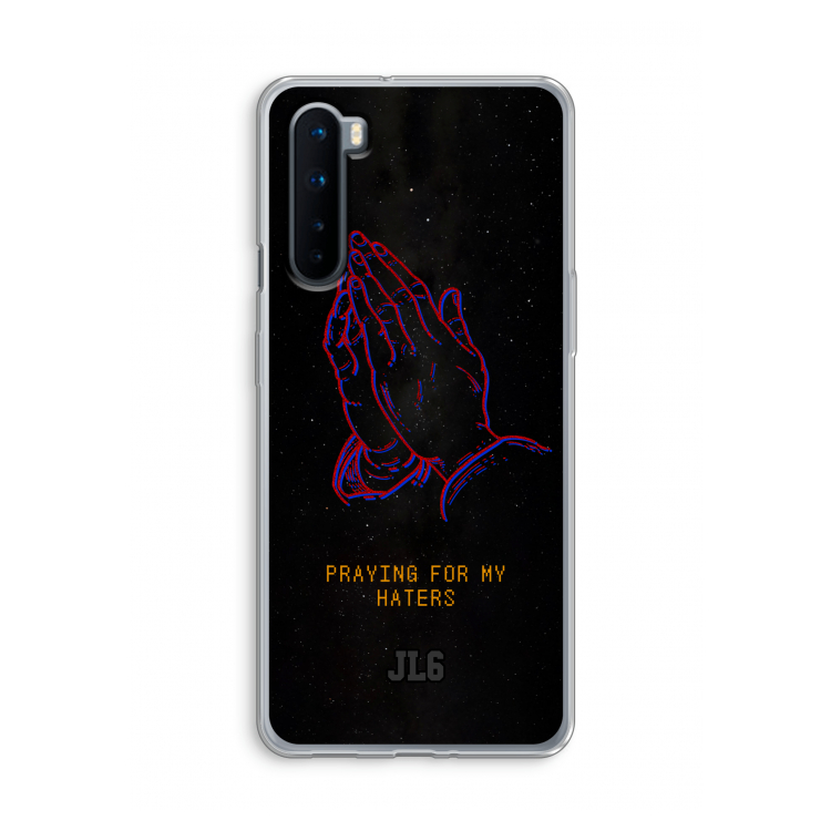 Praying For My Haters: OnePlus Nord Transparant Hoesje