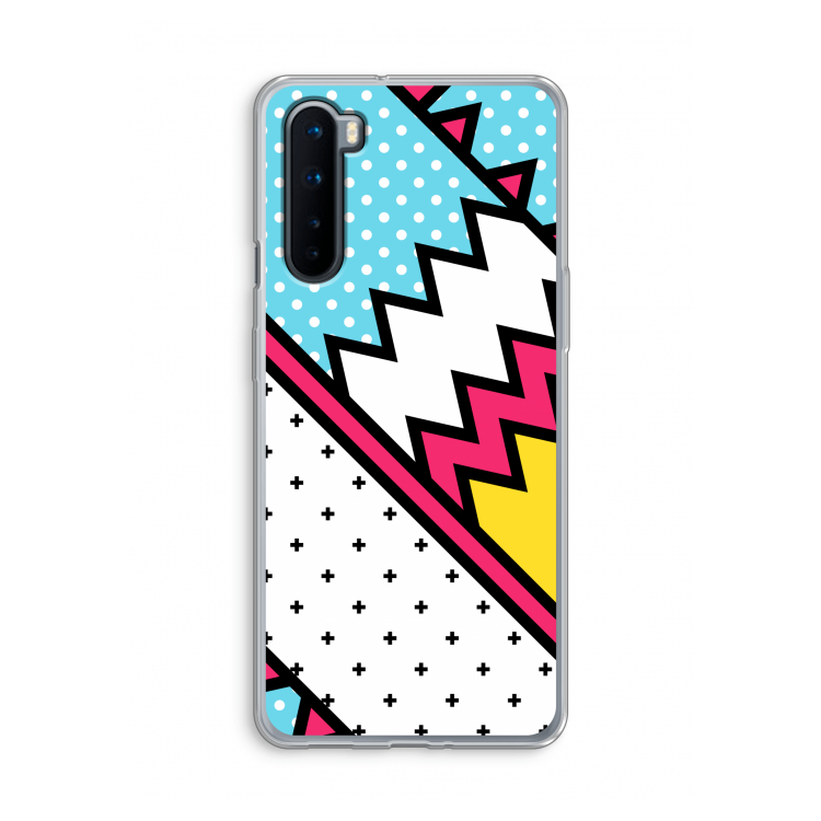 Pop Art #2: OnePlus Nord Transparant Hoesje