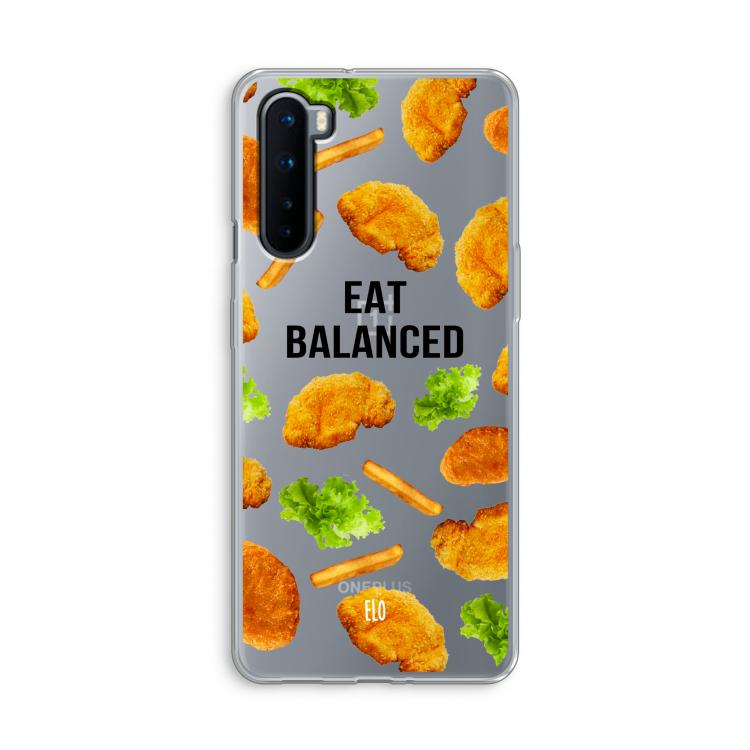 Eat Balanced: OnePlus Nord Transparant Hoesje