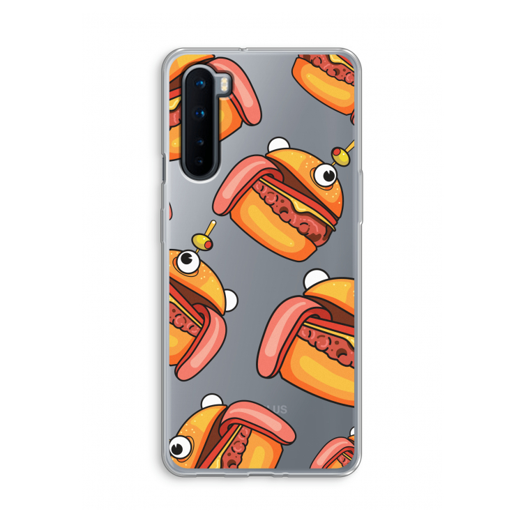 Hamburger: OnePlus Nord Transparant Hoesje