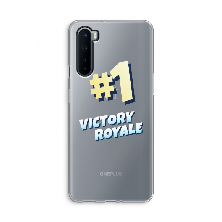 Victory Royale: OnePlus Nord Transparant Hoesje