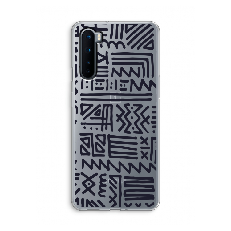 Marrakech print: OnePlus Nord Transparant Hoesje