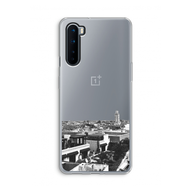 Marrakech Skyline : OnePlus Nord Transparant Hoesje