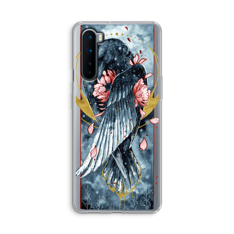 Golden Raven: OnePlus Nord Transparant Hoesje