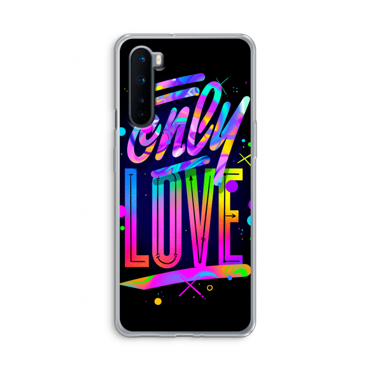 Only Love: OnePlus Nord Transparant Hoesje