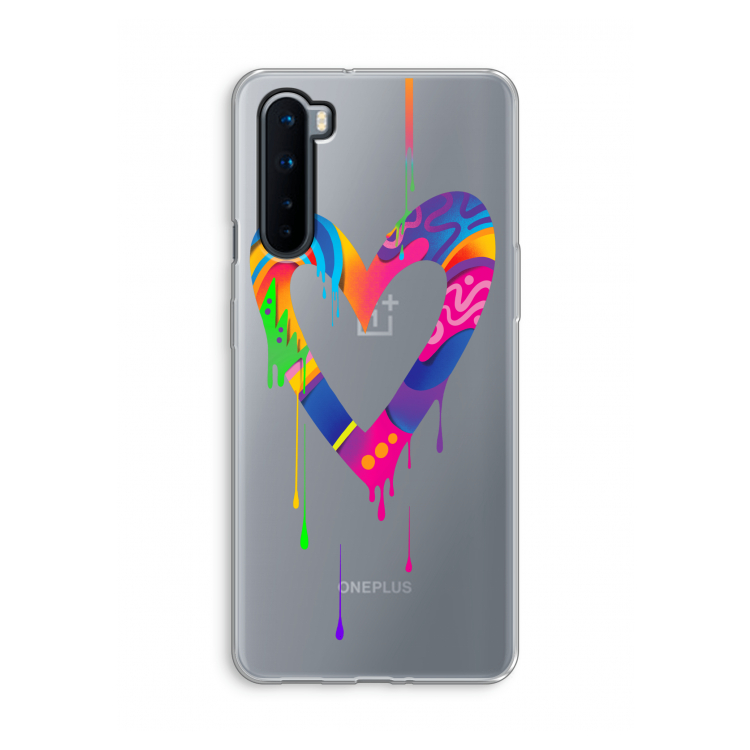 Melts My Heart: OnePlus Nord Transparant Hoesje