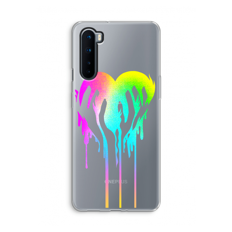 Hold My Heart: OnePlus Nord Transparant Hoesje