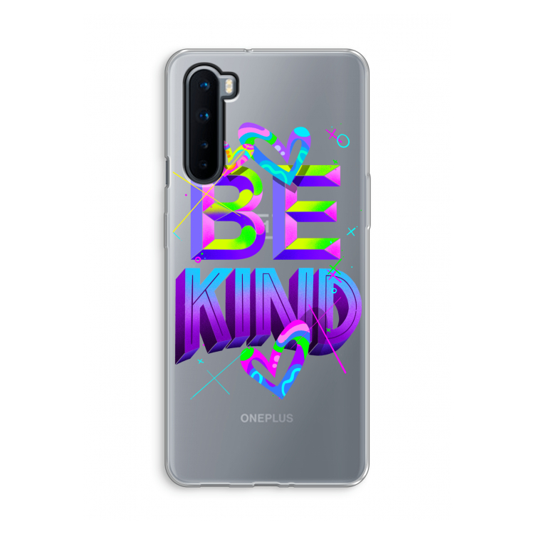 Be Kind: OnePlus Nord Transparant Hoesje