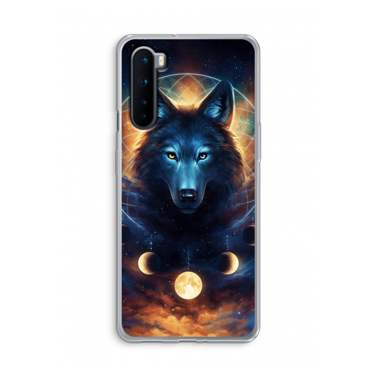 Wolf Dreamcatcher: OnePlus Nord Transparant Hoesje