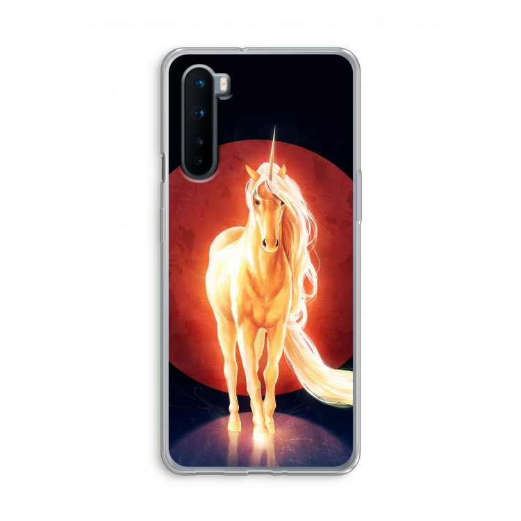 Last Unicorn: OnePlus Nord Transparant Hoesje
