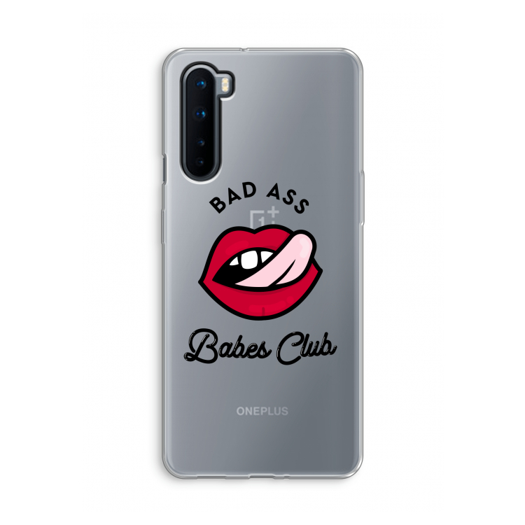 Badass Babes Club: OnePlus Nord Transparant Hoesje