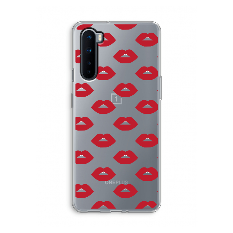 Lips: OnePlus Nord Transparant Hoesje