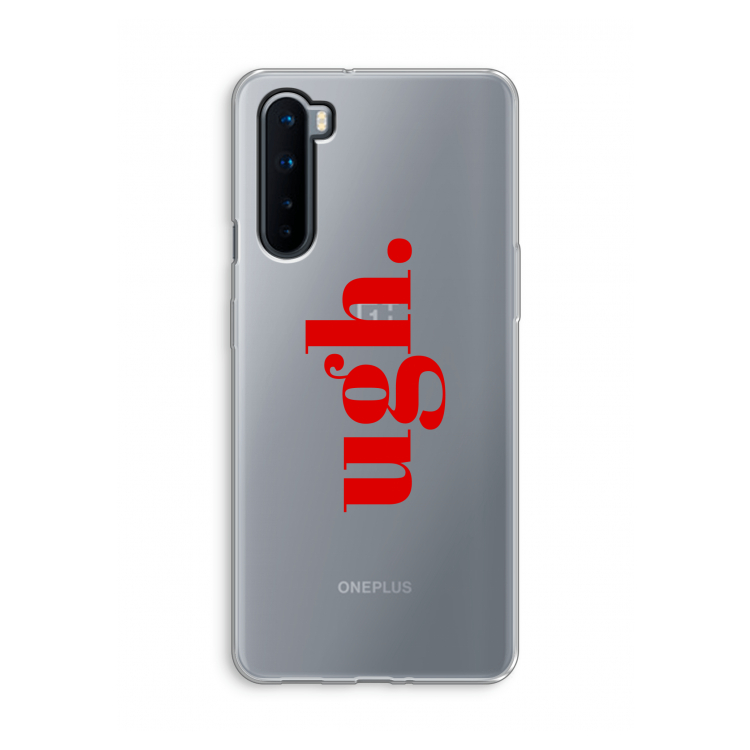 Ugh: OnePlus Nord Transparant Hoesje