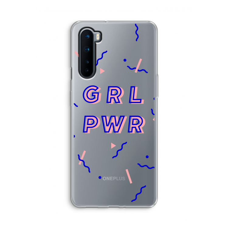 GRL PWR: OnePlus Nord Transparant Hoesje