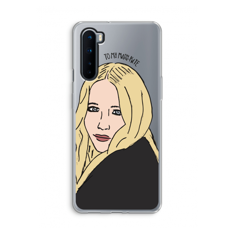 Mary Kate: OnePlus Nord Transparant Hoesje