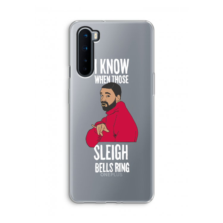 Sleigh Bells Ring: OnePlus Nord Transparant Hoesje