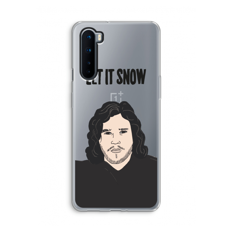 Let It Snow: OnePlus Nord Transparant Hoesje