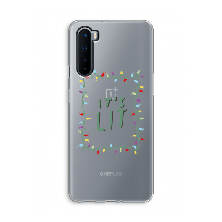 It's Lit: OnePlus Nord Transparant Hoesje