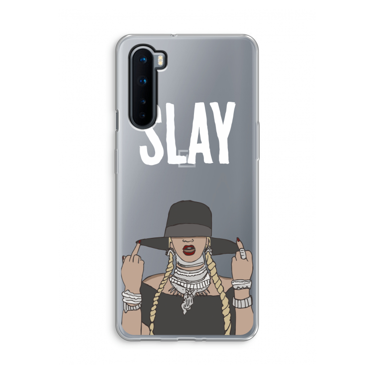 Slay All Day: OnePlus Nord Transparant Hoesje