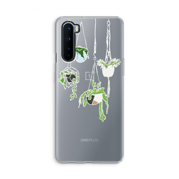 Hang In There: OnePlus Nord Transparant Hoesje