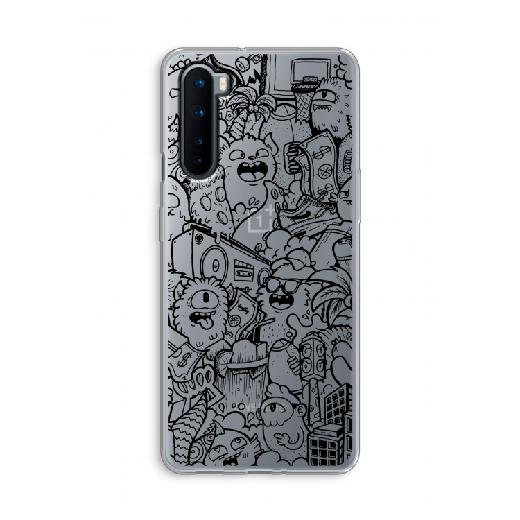 Vexx Black City : OnePlus Nord Transparant Hoesje