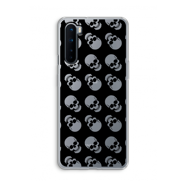 Musketon Skulls: OnePlus Nord Transparant Hoesje