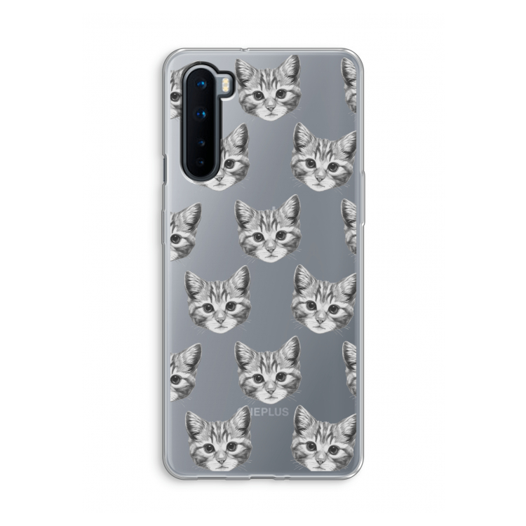 Kitten: OnePlus Nord Transparant Hoesje