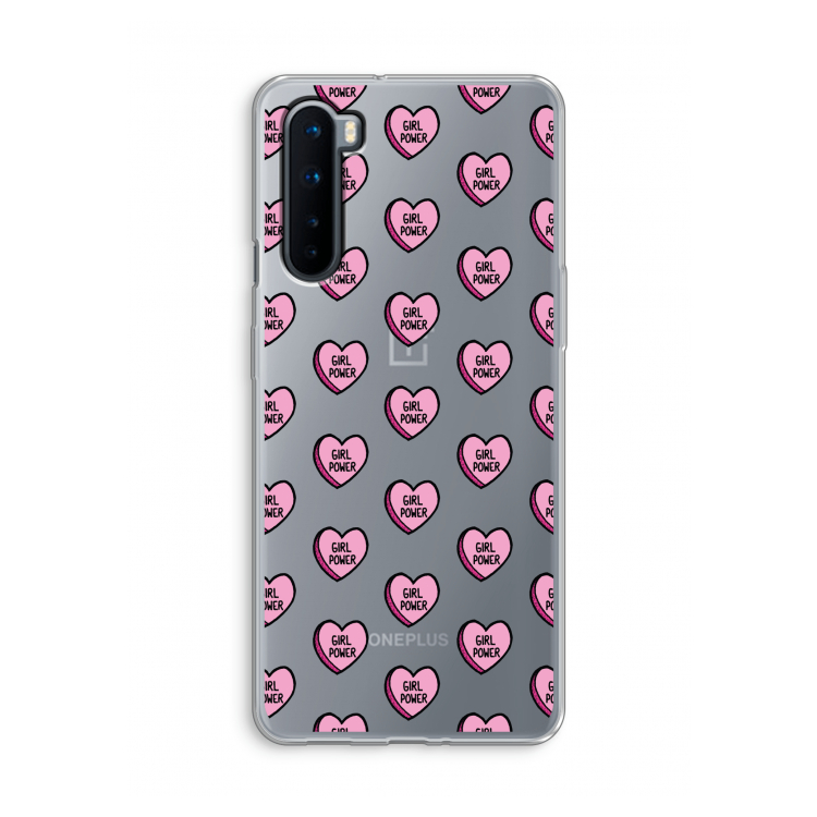 GIRL POWER: OnePlus Nord Transparant Hoesje