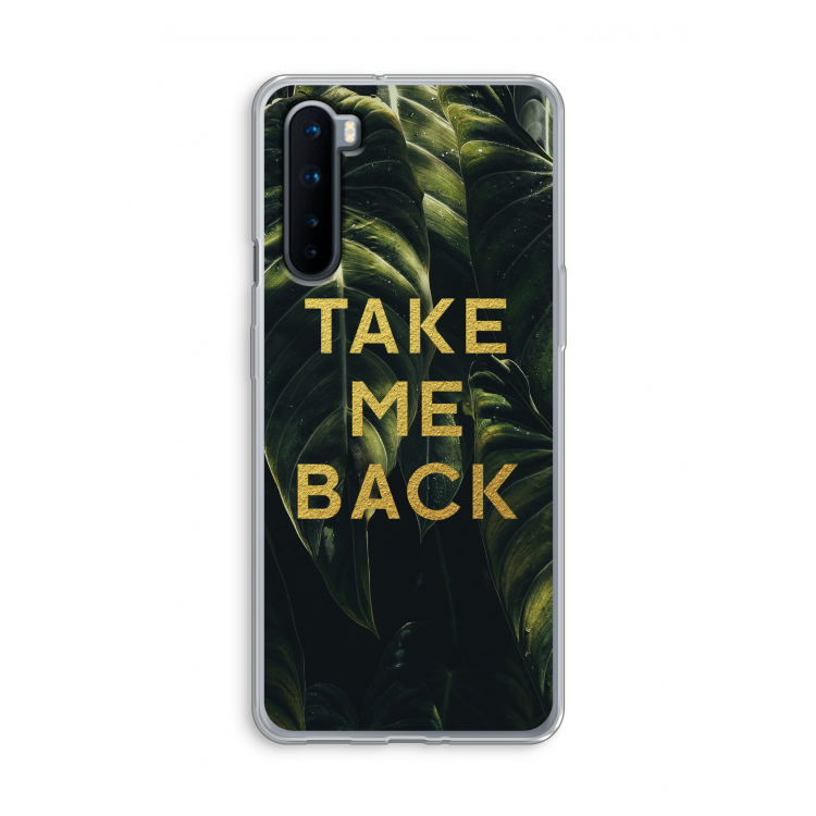 Take me back: OnePlus Nord Transparant Hoesje