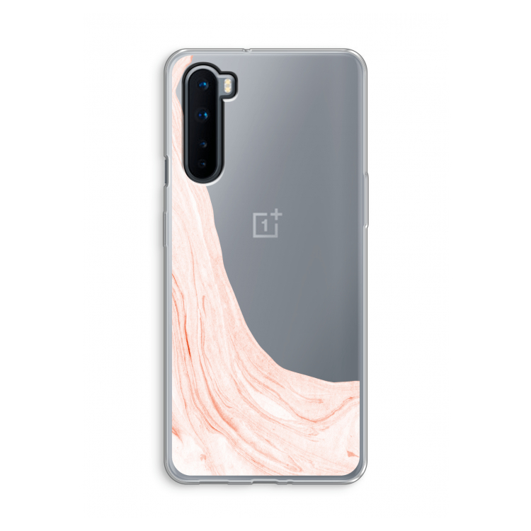 Peach bath: OnePlus Nord Transparant Hoesje