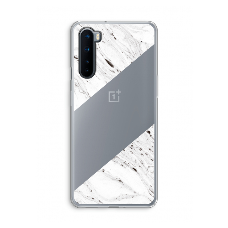 Biggest stripe: OnePlus Nord Transparant Hoesje