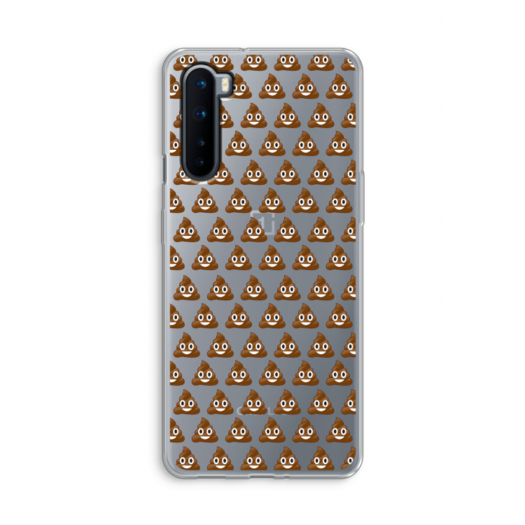 Poop emoji: OnePlus Nord Transparant Hoesje