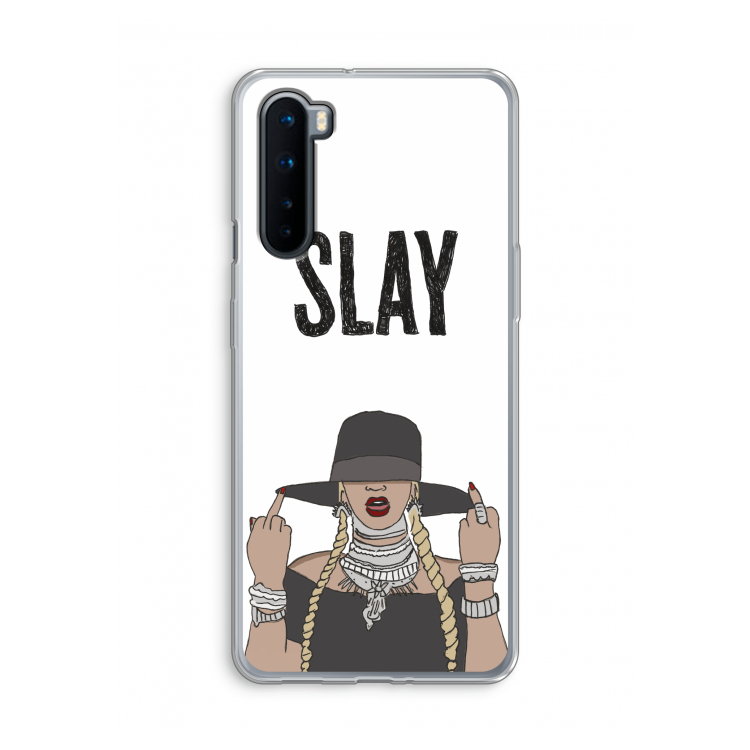 Slay All Day: OnePlus Nord Transparant Hoesje