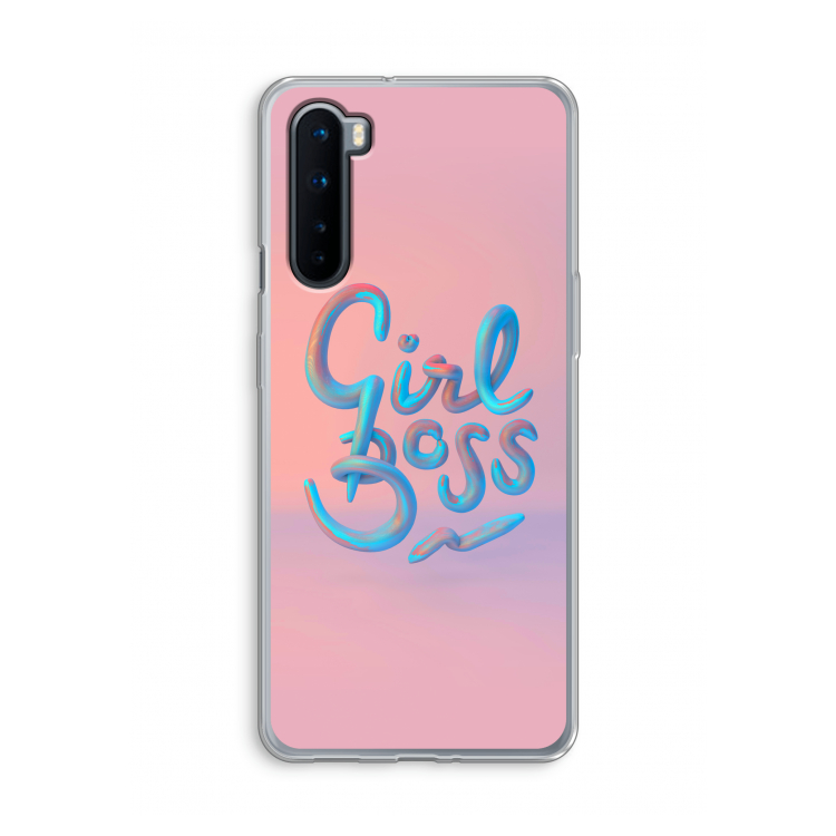Girl boss: OnePlus Nord Transparant Hoesje