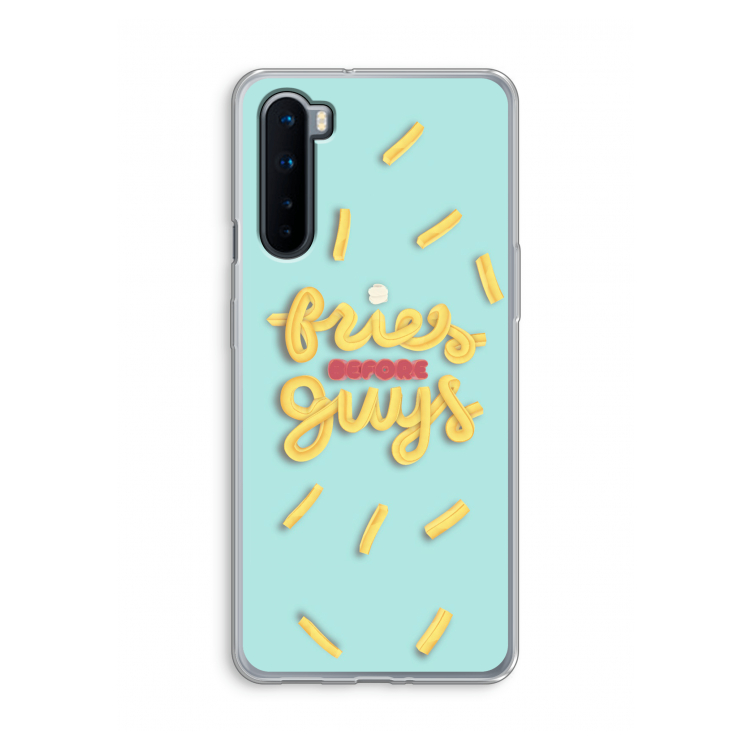 Always fries: OnePlus Nord Transparant Hoesje