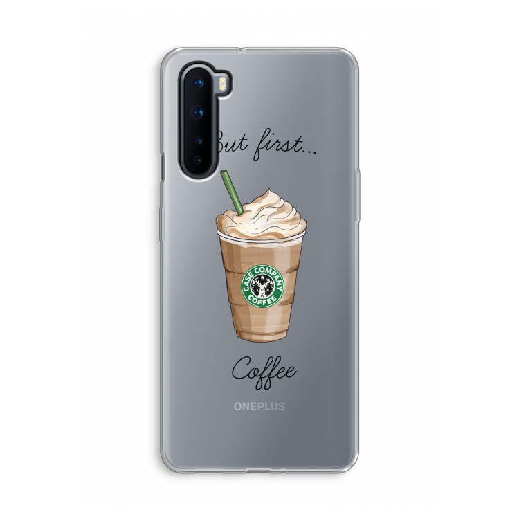 But first coffee: OnePlus Nord Transparant Hoesje