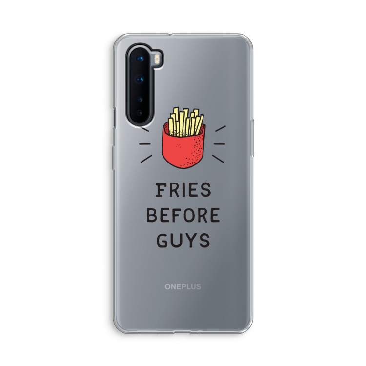 Fries before guys: OnePlus Nord Transparant Hoesje