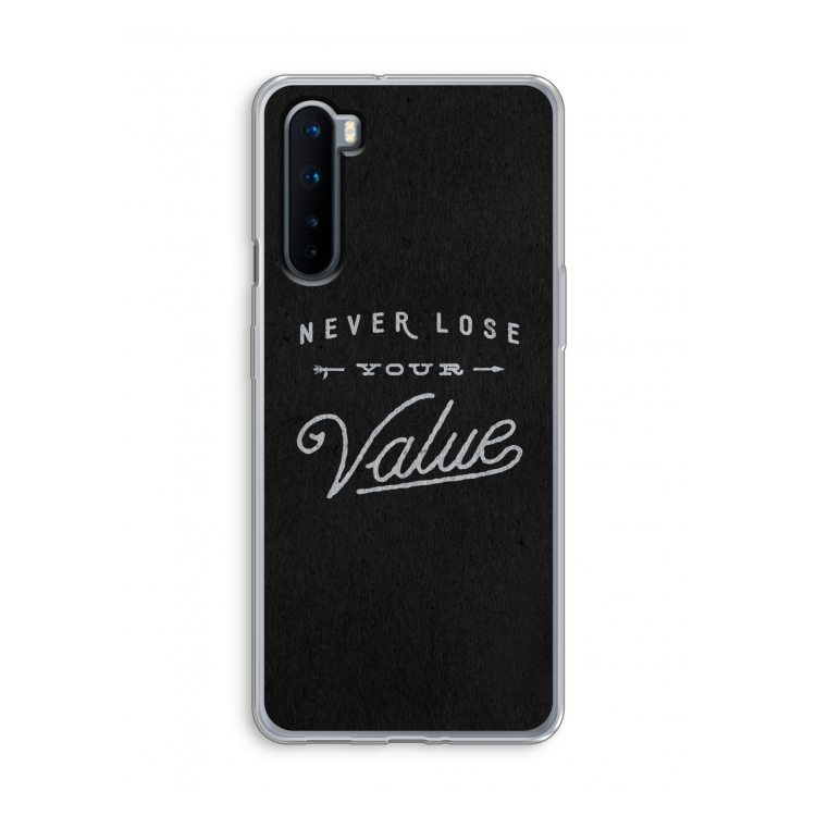 Never lose your value: OnePlus Nord Transparant Hoesje