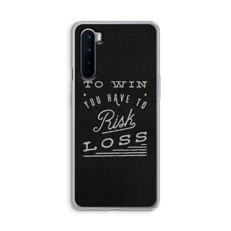 Risk loss: OnePlus Nord Transparant Hoesje