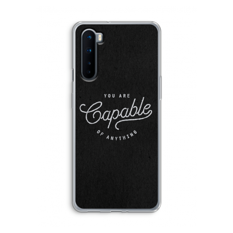 Capable: OnePlus Nord Transparant Hoesje